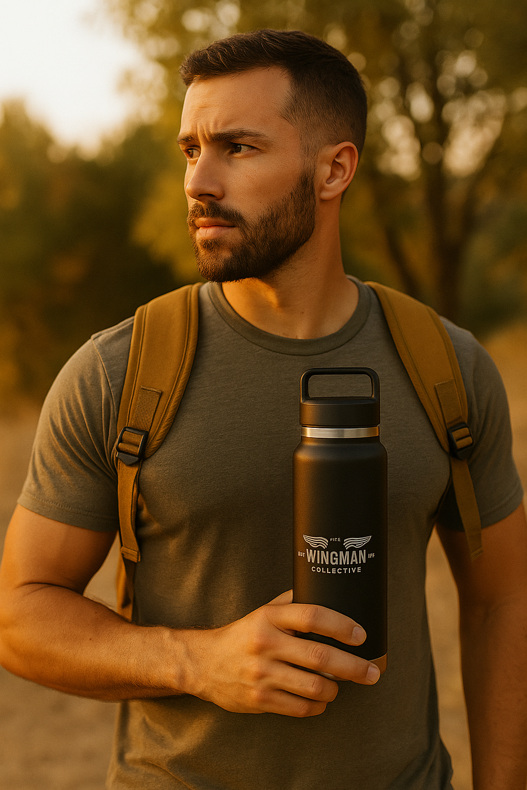Wingman Stainless Steel Water Bottle