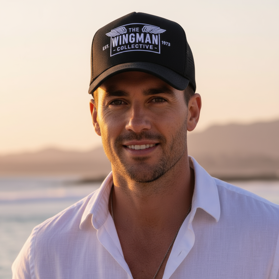 Cap - The Wingman - Cloud Rider - Black