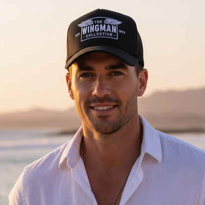 Cap - The Wingman - Cloud Rider - Black